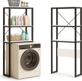 Könyvespolc Fürdőszoba Szekrény Wc Fölé Mosógép Loft Ipari Polcok 160 CM