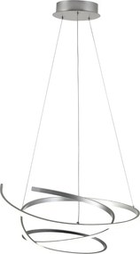 ZUMA LINE 19058P FORE Modern Led Függesztett Lámpa Ezüst LED IP20