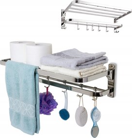 Fürdőszobai Törölközőtartó Állvány Fém Fürdőszoba Szárító