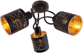 Globo Lighting Tunno mennyezeti lámpa 3x15 W fekete 15342-3D