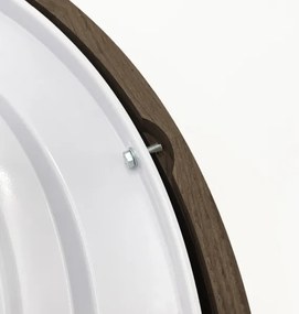 Brilagi - LED mennyezeti lámpa CARVALHO 4xE27/60W/230V tölgy-dió átm. 57,5 cm