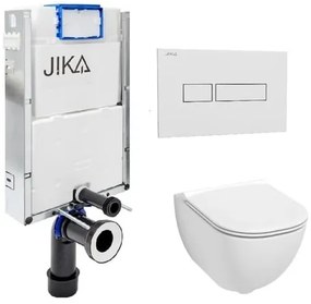 Fali WC szett Jika Mio-N előtétfalas szereléshez KMPLLYRAB