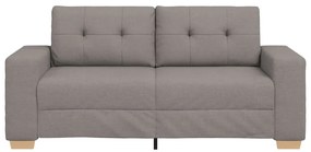 tópszínű szövet loveseat kanapé 140 cm