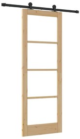 Csúszó Ajtó ORKDAL Barna 78 x 211 cm Fa és fém