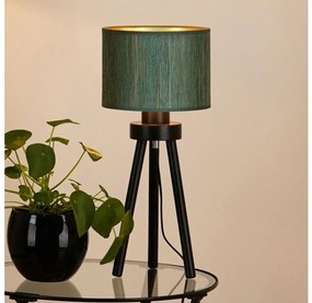 Brilagi - Boston Roller asztali lámpa 1xE27/15W/230V zöld/arany