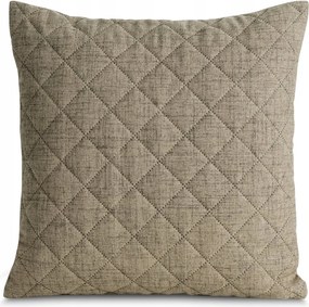 Dekoratív párnahuzat Len 45x45 Eurofirany sötét bézs