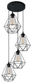 Helam Csillár zsinóron KARO 4xE27/15W/230V HE0799