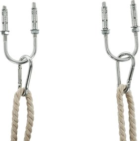 Gyerek hinta, fehér/szürke, SVING