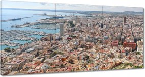 Festmények 180x90 Barcelona Panorama