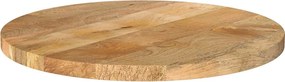 vidaXL tömör mangófa kerek asztallap Ø40 x 2,5 cm