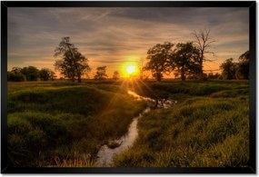 Poszterek keretben 60x40 Lenyugvó nap Rogalin