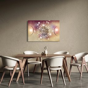 Kép - Mandala elemekkel (90x60 cm)