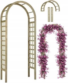 Kerti pergola fa rĂłzsa 90x220 cm