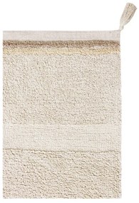 Krémszínű mosható kézi szövésű pamut szőnyeg 200x300 cm Bloom Natural – Lorena Canals