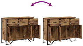 Tálaló Régi Fa Tömörfa 97x32.5x74.5 cm