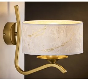 Jupiter 2111 - KASZMIR fali lámpa 1xE27/15W/230V fehér/arany/márványmintás