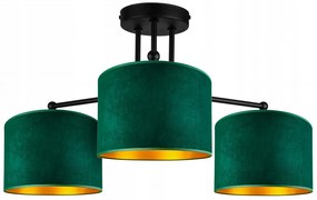 Abazur Premium zöld mennyezeti lámpa 3xE27