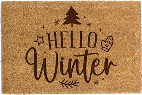 Lábtörlő Ajtó Alá Hello Winter 40x60cm
