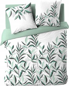 Pamut Ágyneműhuzat Zöld Növényi Mintás Eldorado 240 x 220 cm