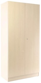 Visio fa szekrény, 90 x 45 x 185 cm, hengerzár, juhar