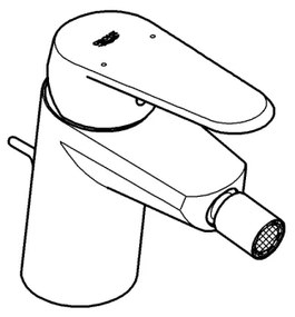 GROHE 33244002 - Bidé csaptelep EURODISC COSMOPOLITAN DN 15, fényes króm