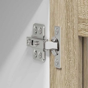 Függő szekrény Riga 2 pcs Sonoma tölgy 60 x 31 x 40 cm Faanyag