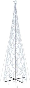 vidaXL kúp alakú karácsonyfa 3000 hideg fehér LED-del 230 x 800 cm