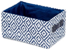 Fürdőszobai textil tárolókosár 23,5x16x12 cm Enzo – Compactor