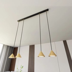 Emibig modern függeszték elit fekete arany emi1329/4