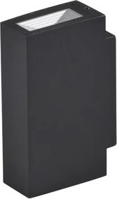 POLUX 319999 ORLEAN Modern Kültéri Fali Lámpa Fekete LED IP44
