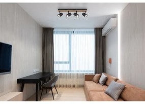 Globo 57911-4BW - Spotlámpa ROBBY 4xGU10/35W/230V fekete/barna