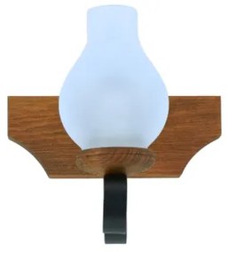 Fali lámpa VELA 1xE14/40W/230V bükkfa