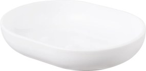 Szabadonálló szappantartó Bisk Snow fehér műanyag