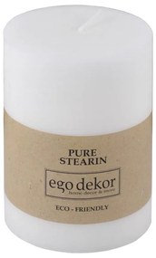 Friendly fehér gyertya, égési idő 37 óra - Rustic candles by Ego dekor