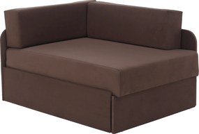 Kinyitható heverő, barna Taupe, MONTES UNI