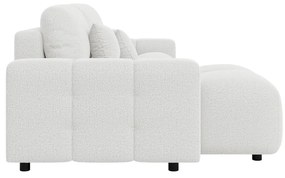 Fehér kinyitható sarokkanapé (variálható) Luki – Ropez