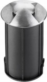 Nova Luce kültéri, süllyesztett, Bang nikkel szatén alumínium Led lámpa, 1W