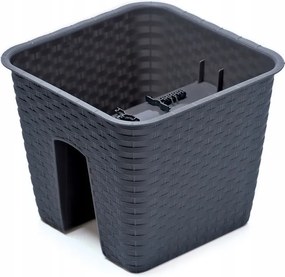 Ratolla műanyag korláttartó doboz 28 antracit Prosperplast