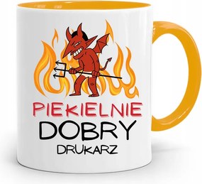 Nyomtatónak Sárga Bögre Születésnapi Ajándék fényképes nyomtatással