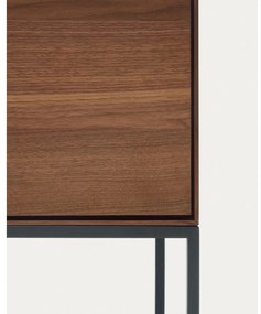 Natúr színű szekrény diófa dekorral 97,5x160 cm Vedrana – Kave Home