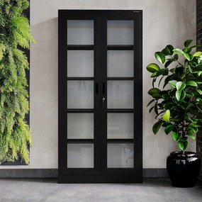 AMELIA vitrin 900 x 1850 x 400 mm, fekete