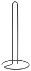 Matt fekete acél papírtörlő tartó ø 14 cm Lava – Metaltex