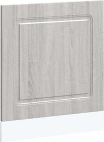vidaXL mosogatógép panel Kalmar szürke sonoma 60x1,5x67 cm gépi fa