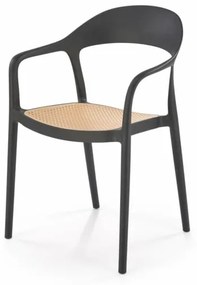 K530 szék fekete / natúr