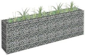 vidaXL horganyzott acél gabion magaságyás 180 x 30 x 60 cm