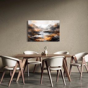 Kép - Hegyi tájak festése (90x60 cm)