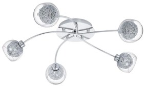 EGLO 93055 - OVIEDO mennyezeti lámpa 5xG9/33W