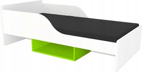 Gyerekágy Smile 140x70 fehér-lime