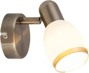 Rabalux beltéri fali lámpa e14 40w bronz/fehér elite
