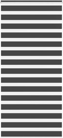 vidaXL zebrafüggönnyel fekete szövetszélesség 95,9 cm poliészter